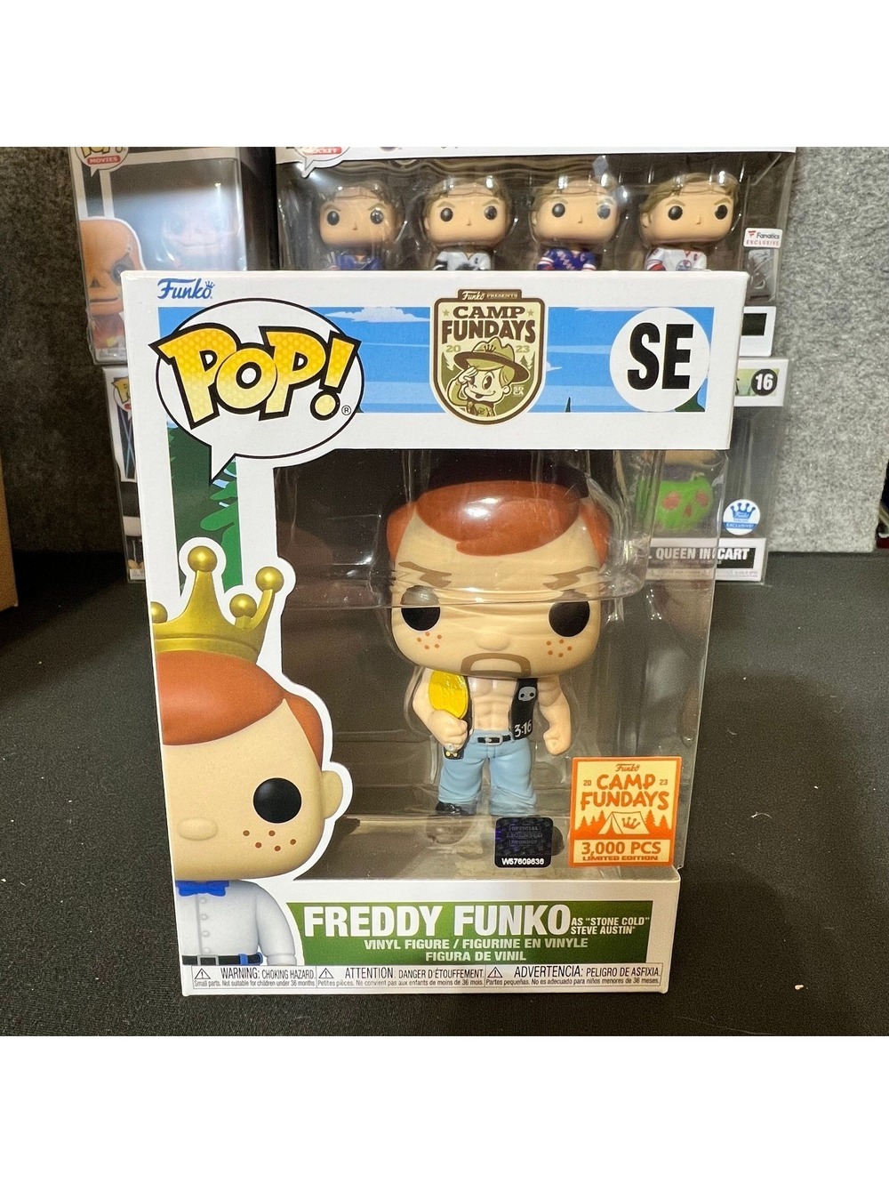 Freddy Funko as Stone Cold Steve Austin